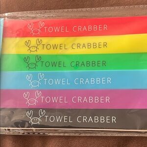 Colorful Towel crabber’s for your lounger by the pool or beach 🏖️ PACK OF 6